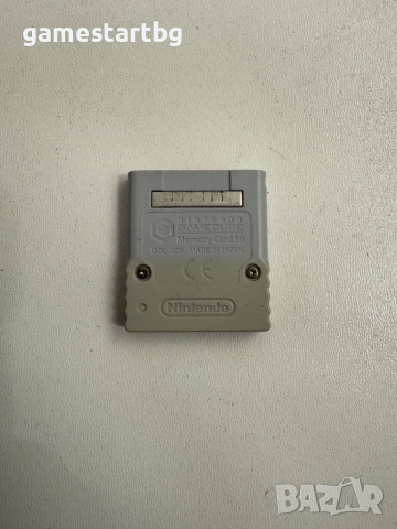 Official Nintendo Gamecube 59 Block Memory Card (DOL-008), снимка 2 - Аксесоари - 52850204