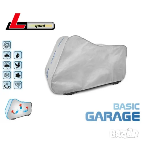 Сиво покривало Kegel Basic L QUAD за ATV, снимка 2 - Аксесоари и консумативи - 55866087