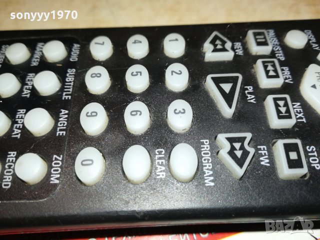 PHILIPS DVD/VCR PLAYER REMOTE SWISS 0302220922, снимка 14 - Дистанционни - 35654805