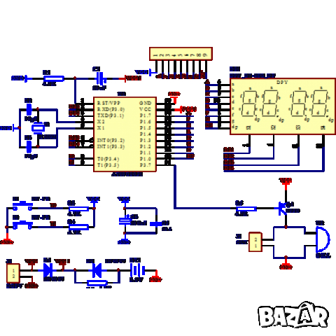 Комплект за сглобяване - електронен часовник, снимка 2 - Друга електроника - 36496057