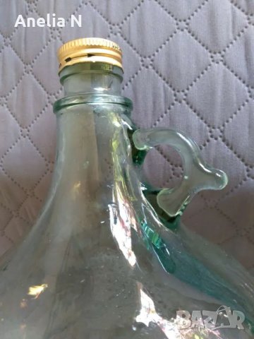 Стъклена дамаджана -5л., снимка 2 - Други ценни предмети - 47889783