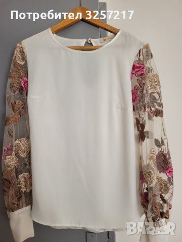 Дамска луксозна блуза с бродерия, снимка 3 - Ризи - 39975973