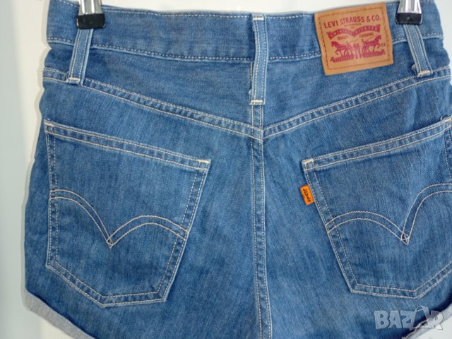 Къси дънкови панталонки Levi's 26, снимка 5 - Къси панталони и бермуди - 37039650