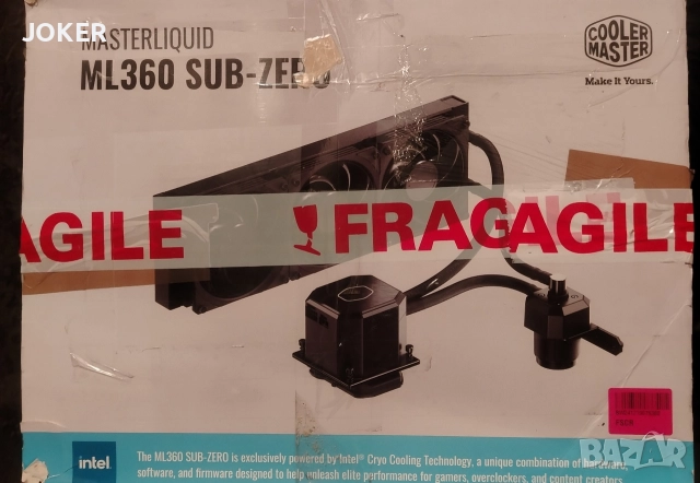 Водно охлаждане ❄️ Cooler Master MasterLiquid ML360 Sub-Zero – Cryo / TEC охлаждане, 360мм, снимка 4 - Други - 52977762
