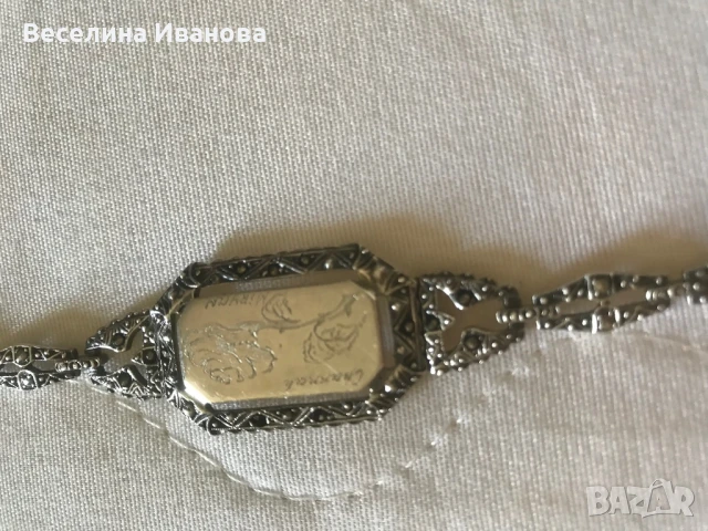 Сребърна поръчкова гривна ръчна изработка