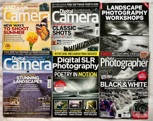 Подарявам Английски Фотографски списания + CD със Самообучителни материали  и ресурси, снимка 2 - Списания и комикси - 54092215