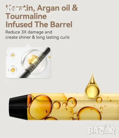 Мини маша за коса с двойно напрежение, 25 мм с 3 регулируеми температури, снимка 5 - Маши за коса - 50021475