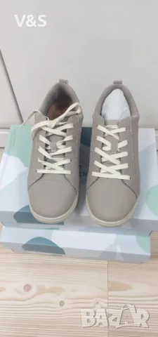 Дамски обувки,сив набук,мемори пяна стелка, снимка 2 - Маратонки - 47994582