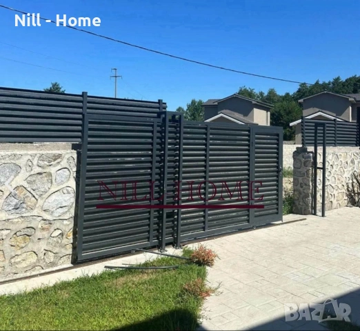 Ограда ( тип щора ) ЛАМЕЛИ/ПАНА/ВРАТИ/СТЪЛБОВЕ/АНТРАЦИД, снимка 5 - Огради и мрежи - 52745976