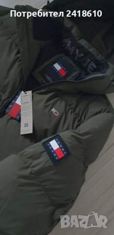 Tommy Hilfiger Mens Down Water Repellent Jacket Size 2XL НОВО! ОРИГИНАЛ! Мъжко Зимно пухено Яке!, снимка 2 - Якета - 53705709