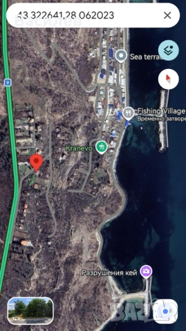 Парцел в.з.Кранево , снимка 5 - Парцели - 54025820