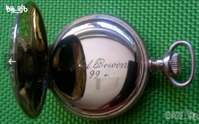 Стар джобен часовник  USA, снимка 7 - Антикварни и старинни предмети - 22619434