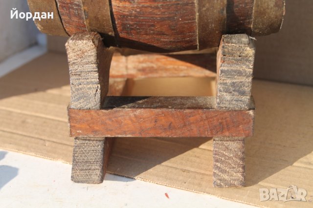 Дървено дъбово буре, снимка 10 - Антикварни и старинни предмети - 44420560