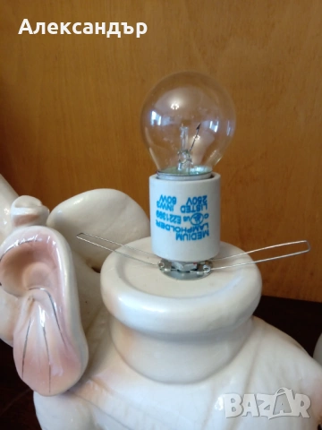 Порцеланова лампа, снимка 8 - Настолни лампи - 53974258