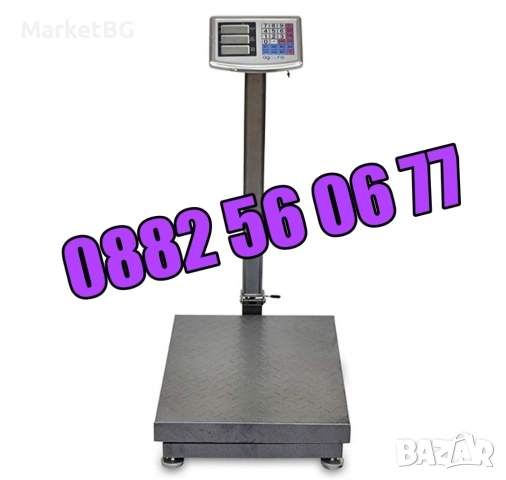Кантар с платформа до 100 кг, електронен кантар, везна до 100 кг, снимка 2 - Везни - 52177667