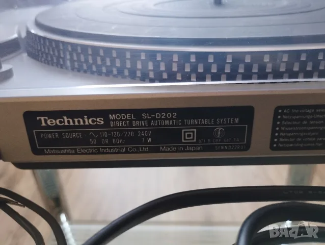 Грамофон Technics SL-D202, снимка 12 - Грамофони - 55824397