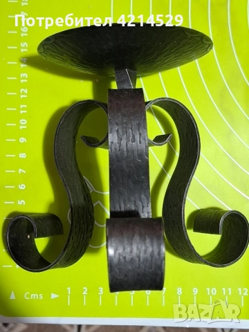 Кован свещник, снимка 5 - Декорация за дома - 52427746