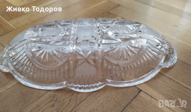 Фруктиери от оловен кристал (над 24%) и стъкло, снимка 5 - Аксесоари за кухня - 51102569