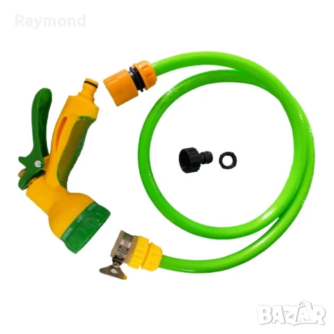 Преносима макара с маркуч 25 м – градинска, с дюза с 7 функции и накрайници, снимка 10 - Градинска техника - 50822850