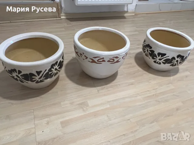 Саксии за цветя керамични