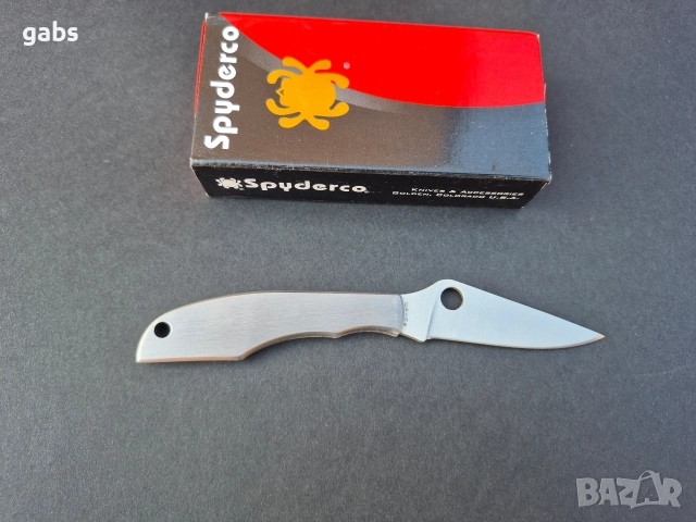 Сгъваем джобен нож Spyderco Grasshopper C138, снимка 4 - Ножове - 52851423