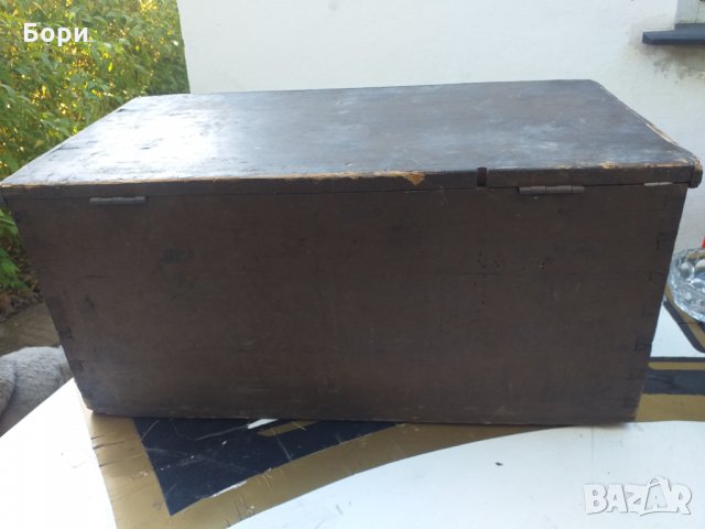 Стар дървен сандък, снимка 9 - Декорация за дома - 34542547
