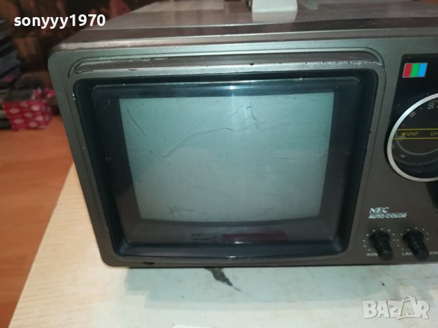 nec color tv-antique 2702241614, снимка 3 - Антикварни и старинни предмети - 44495922