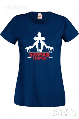 Дамска Тениска Stranger Things 6,Филм,Сериал,, снимка 6 - Тениски - 37315050