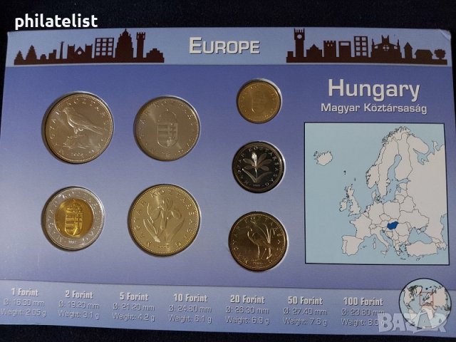 Унгария - комплектен сет от 7 монети, снимка 2 - Нумизматика и бонистика - 37782771