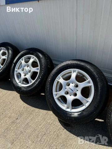 Джанти с гуми 4х100 13” , снимка 3 - Гуми и джанти - 54110115