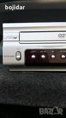 Lumatron DVCR2004 combo DVD/ VHS много добър външен вид, снимка 5 - Плейъри, домашно кино, прожектори - 30898732