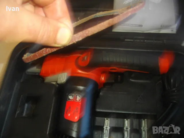 ПЪЛЕН КОМПЛЕКТ С 3 ПРИСТАВКИ ЕЛЕКТРИЧЕСКА ПИЛА МИНИ ЛЕНТОВ ШЛАЙФ 400W РЕГЛАЖ BLACK DECKER KA902E , снимка 7 - Други инструменти - 48401683