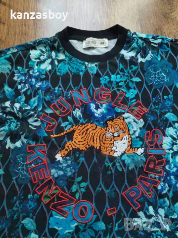  KENZO Paris H&M Jungle Floral Tiger Logo Tee - страхотна мъжка тениска С