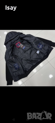 Мъжко зимно с качулка Паул Шарк ХЛ последен размер , снимка 2 - Якета - 52204064