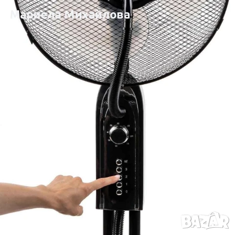 Вентилатор с водна мъгла 16", 75W, таймер, мехн. упр-е, снимка 6 - Вентилатори - 50553101