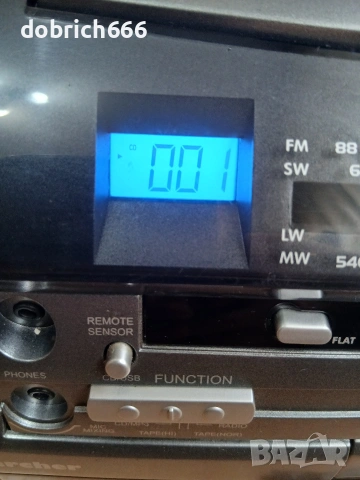 Радиокасетофон USB CD FM Aux радио диск флашка Karcher, снимка 5 - Радиокасетофони, транзистори - 54004426