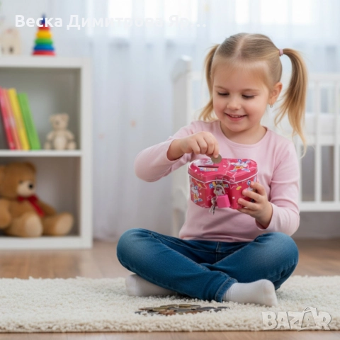 Метална касичка с катинарче