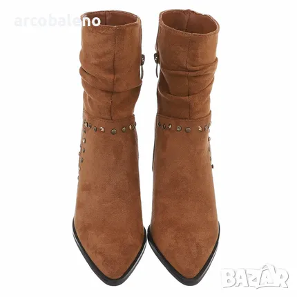 Дамски боти на висок ток, 3цвята , снимка 9 - Дамски боти - 48409075