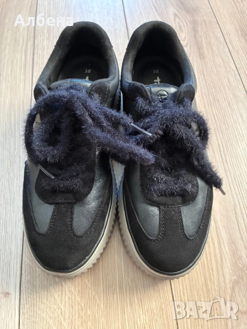 Зимни маратонки Тамарис от естествена кожа, снимка 6 - Маратонки - 53069339