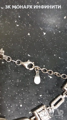 сребърна гривна , снимка 4 - Гривни - 52854606