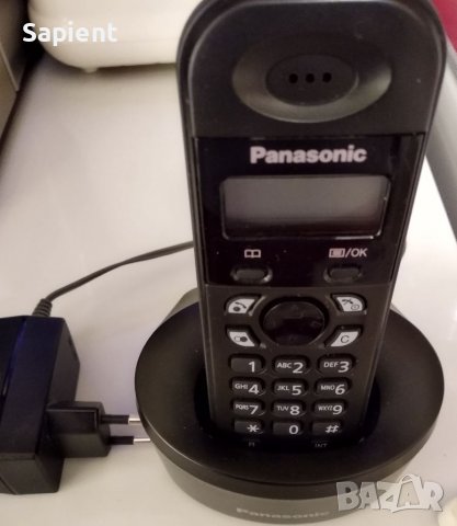 Безжичен стационарен DECT телефон Panasonic., снимка 3 - Стационарни телефони и факсове - 17144991