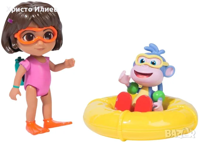 Фигурки Дора и Бутс Spin Master Dora The Explorer Дора и Ботичко, снимка 2 - Фигурки - 55986270
