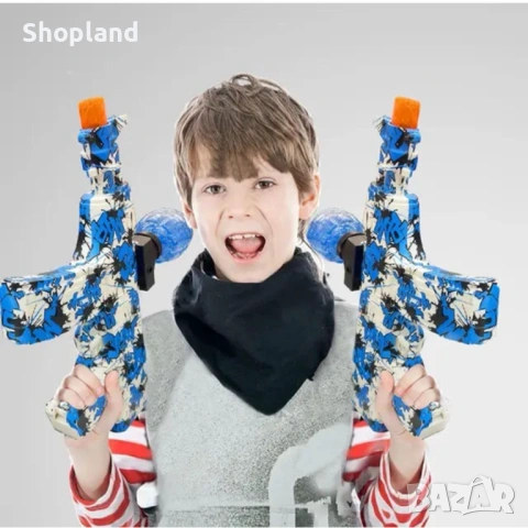 Детски автомат бластер с гел топчета Splatter Ball Blaster, снимка 2 - Електрически играчки - 54040428