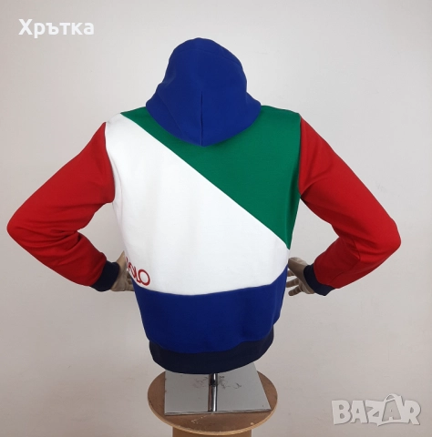 Polo Ralph Lauren Colour-Blocked - Оригинален мъжки суитшърт размер S, снимка 5 - Суичъри - 51522029