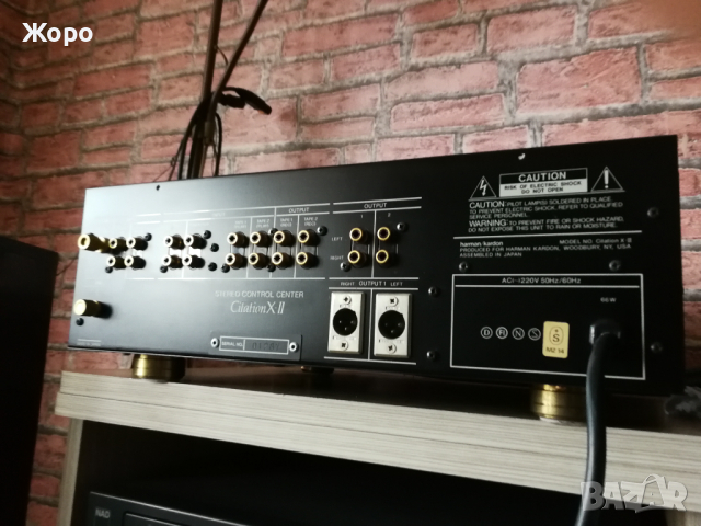 ⏯️С клип. Harman Kardon Citation X II class A preamp dual RIAA MM MC., снимка 4 - Ресийвъри, усилватели, смесителни пултове - 44573765