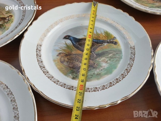 Френски порцелан чинии плитки , снимка 2 - Антикварни и старинни предмети - 33961896