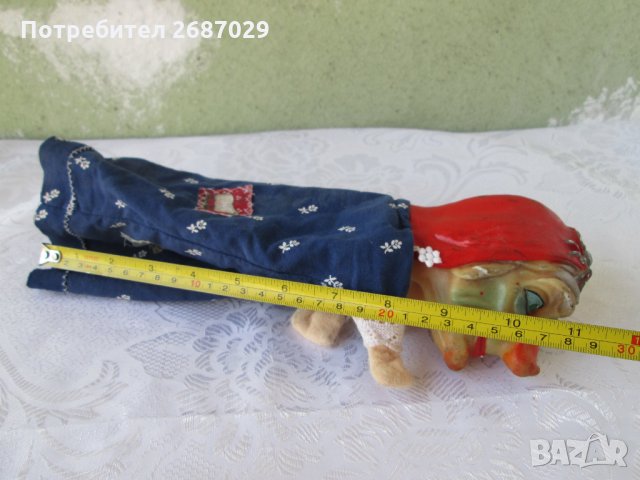 Баба Яга стара играчка 28 см, снимка 4 - Други - 29741968