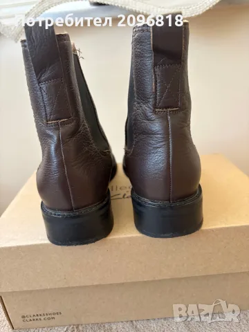 Дамски челси боти от естествена кожа - H&M, снимка 4 - Дамски боти - 55859780