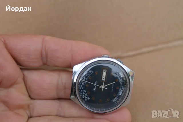 СССР мъжки часовник ''Ракета календар'' , снимка 8 - Мъжки - 49934000