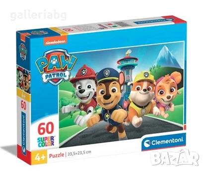 🧩 Пъзел Paw Patrol / Пес Патрул – Clementoni, 60 части